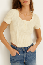 Ribbed Luxe Top