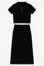 Summer Knitted Two Piece Set