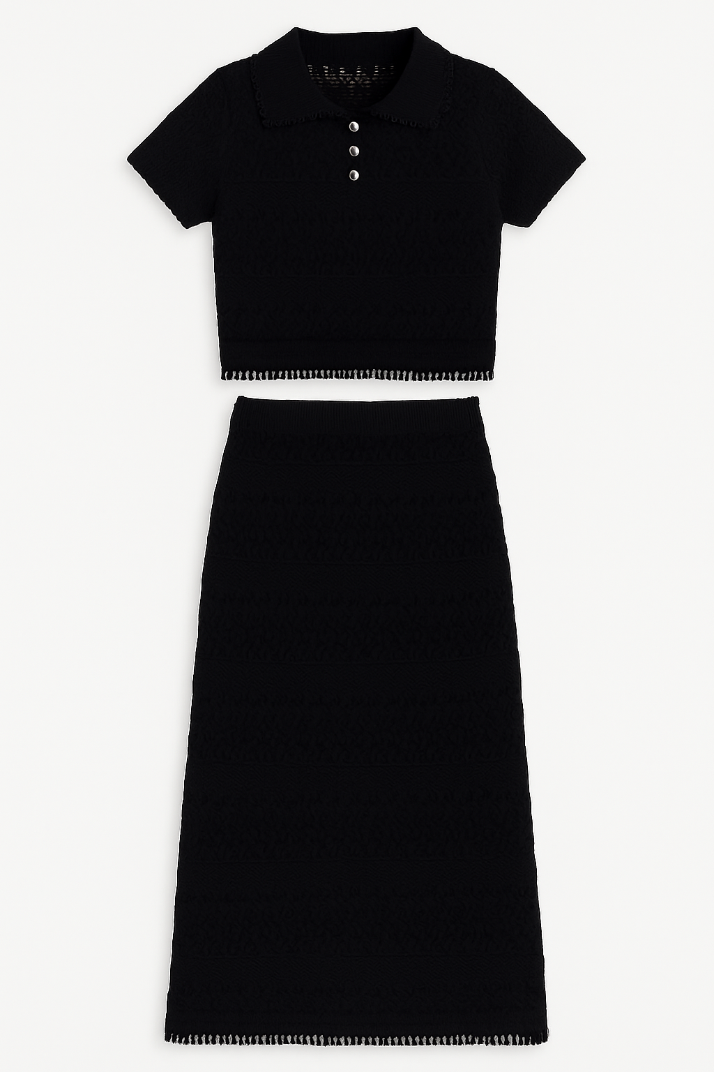 Summer Knitted Two Piece Set