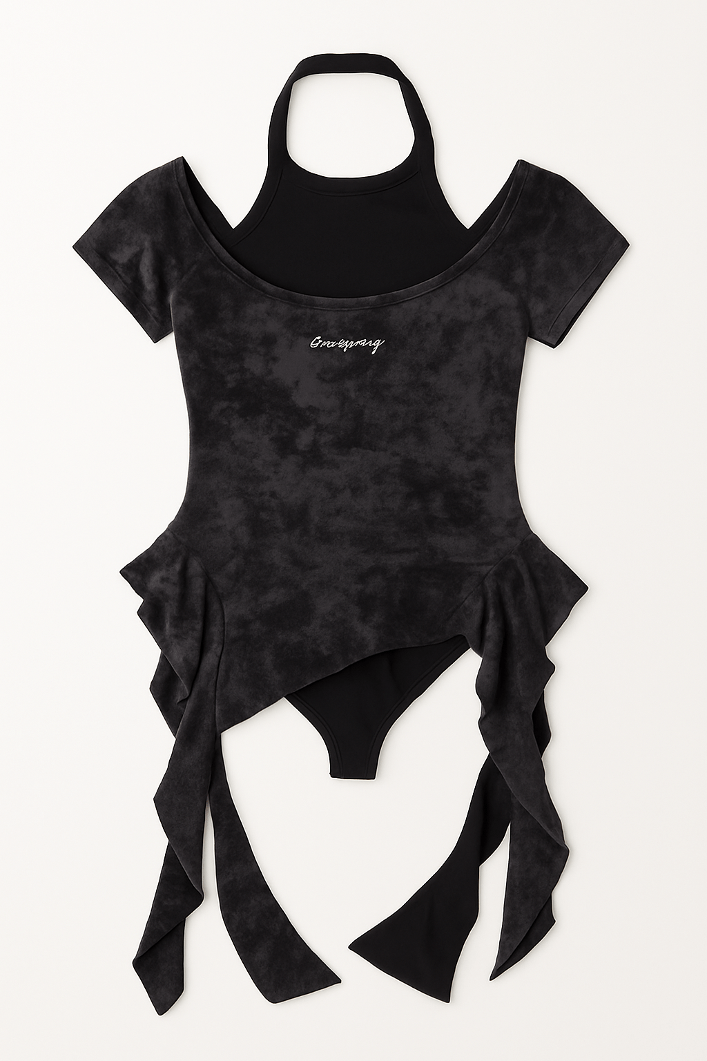 Asymmetric Water Halter Top - Moderélle