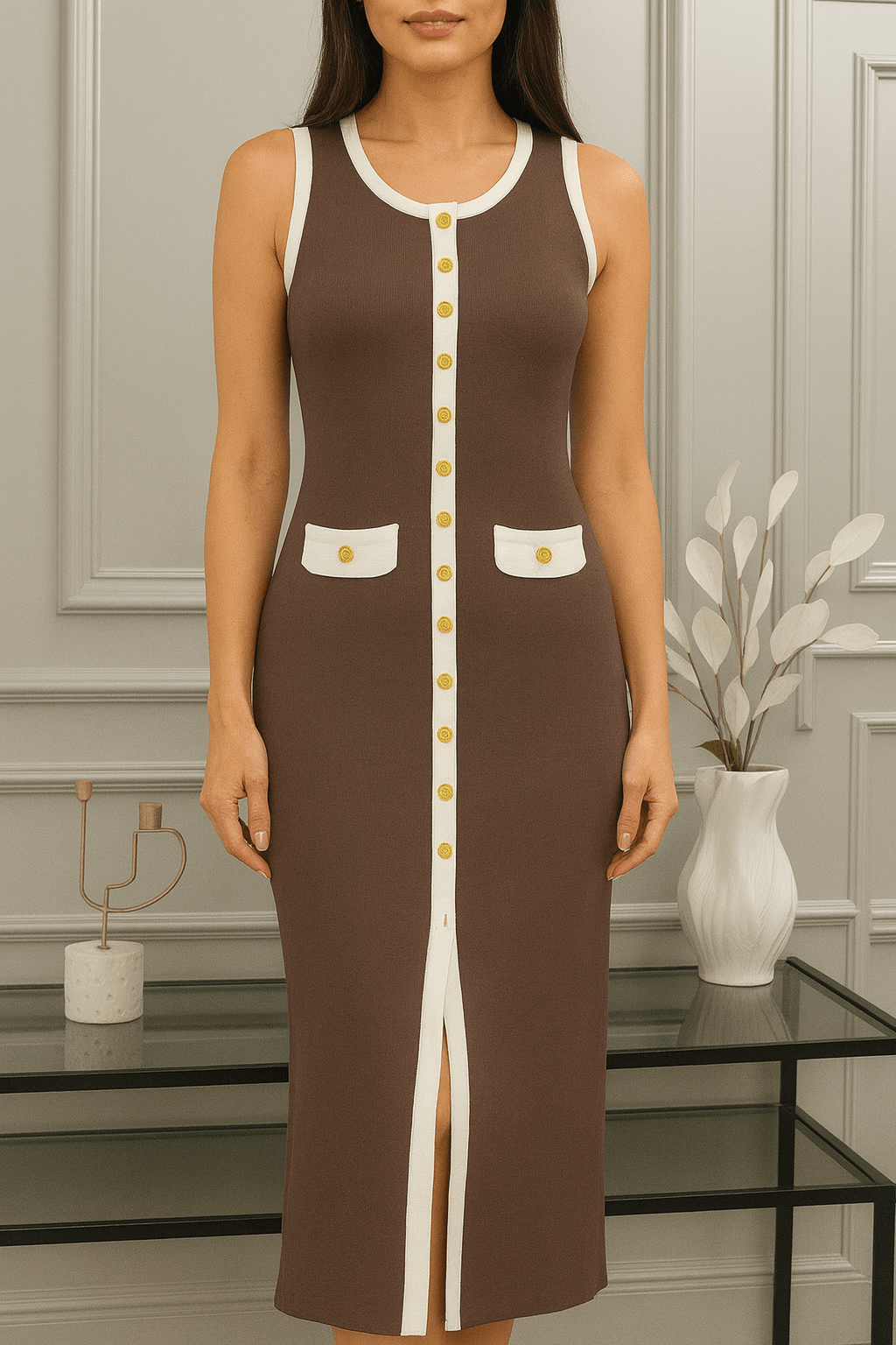 Aurea Sleeveless Con - Moderélle