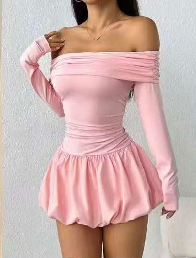 Bardot Bubble Mini Dress - Moderélle