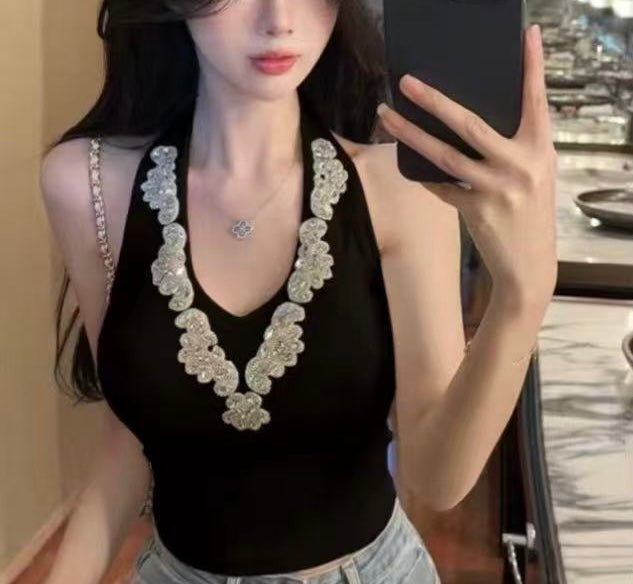 Celeste Embellished Back Top - Moderélle