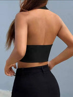 Cropped collar top - Moderélle