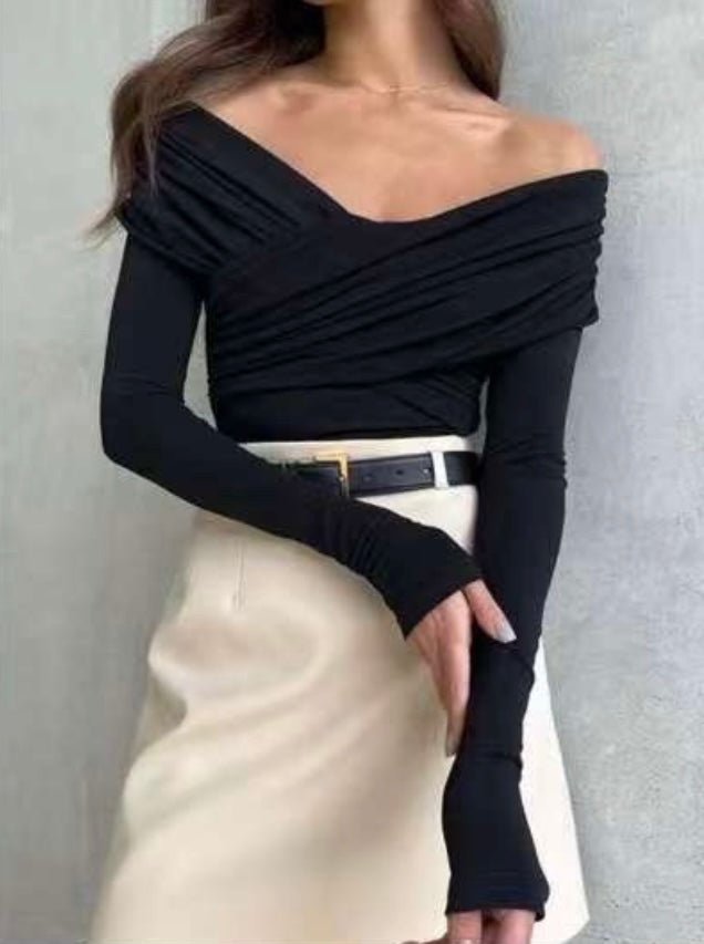 Cross Contour Longsleeve Top - Moderélle