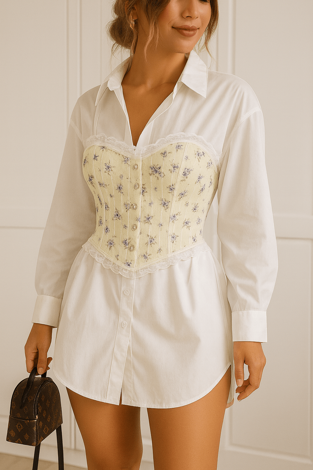 Floral Padded Top - Moderélle