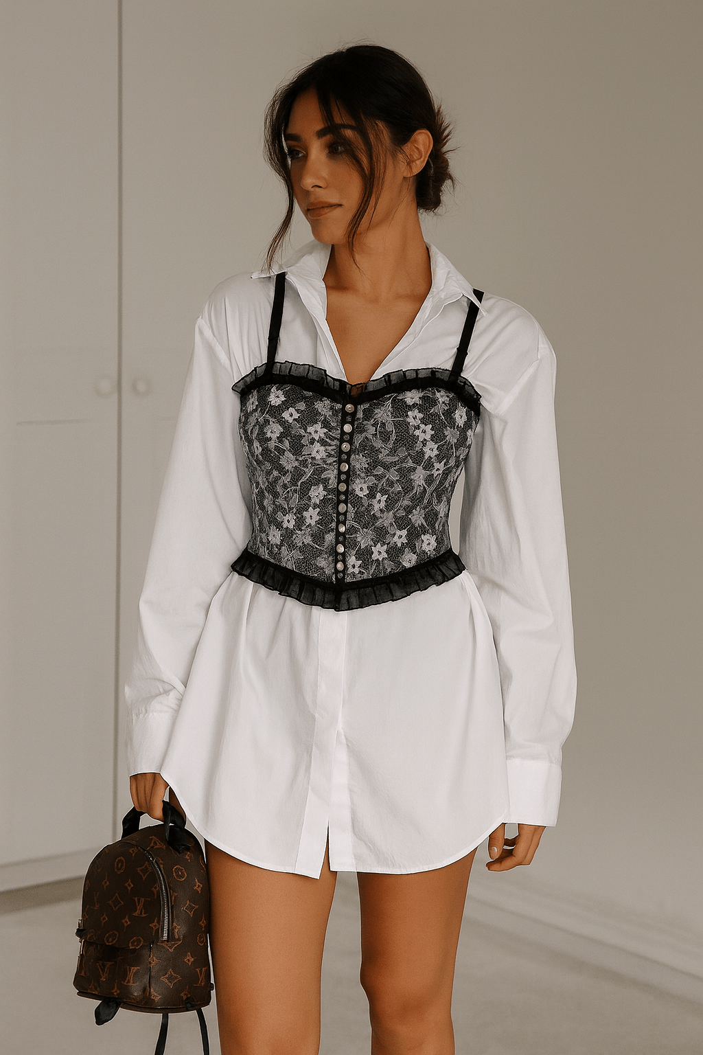 Floral Padded Top - Moderélle