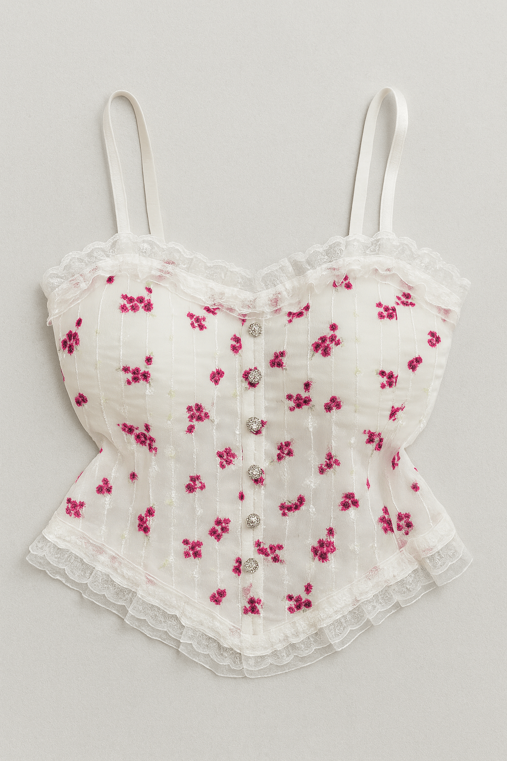 Floral Padded Top - Moderélle