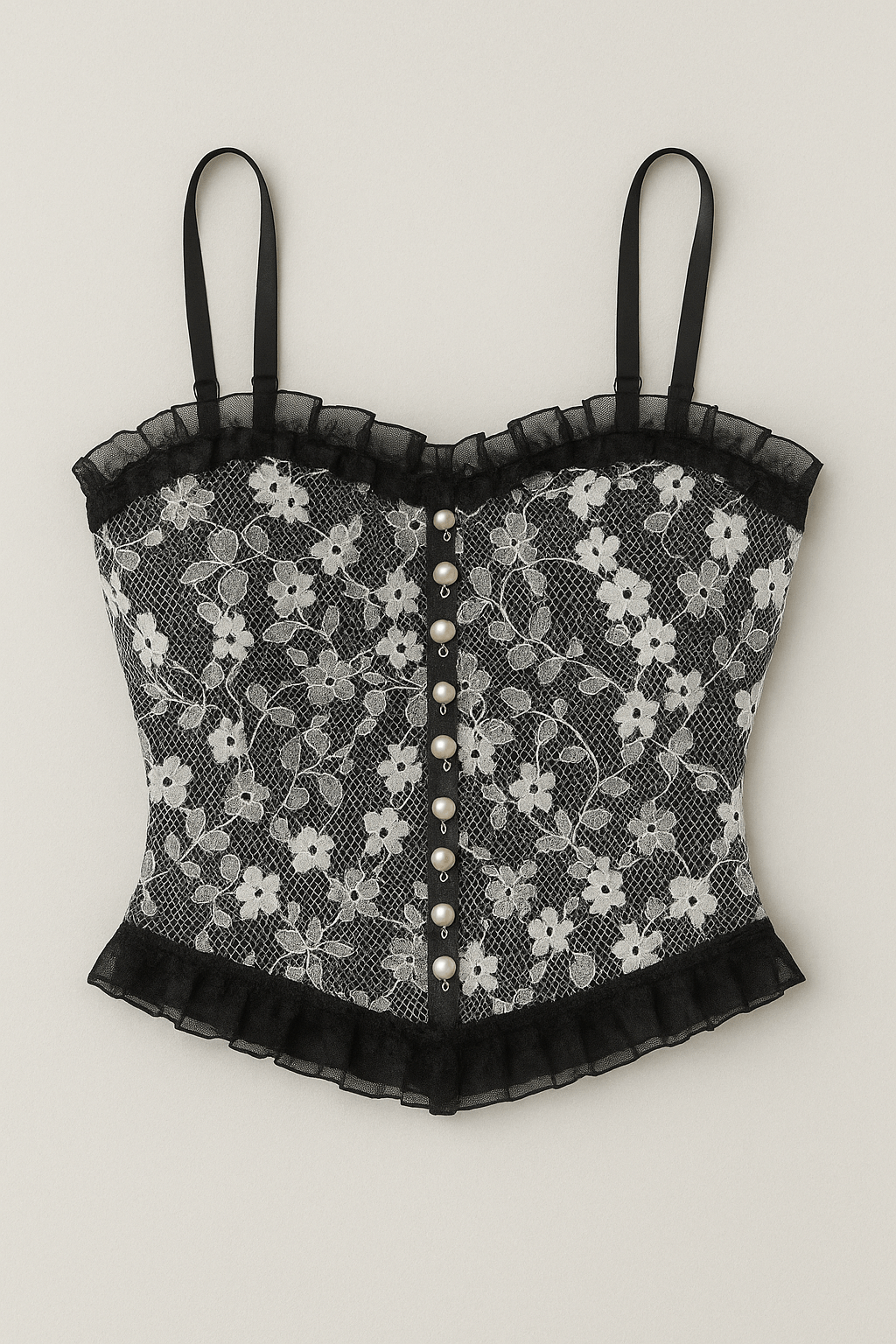 Floral Padded Top - Moderélle