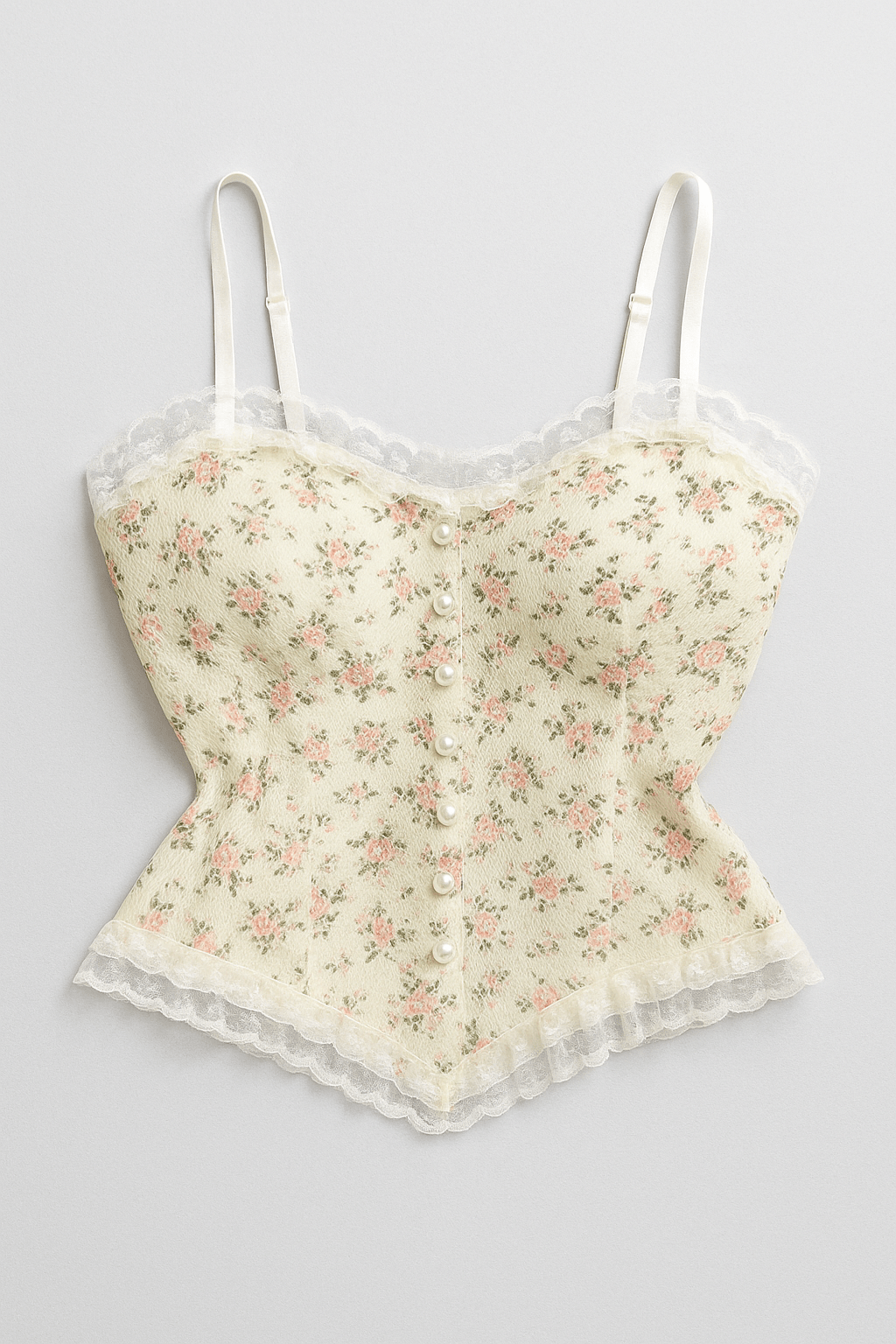 Floral Padded Top - Moderélle