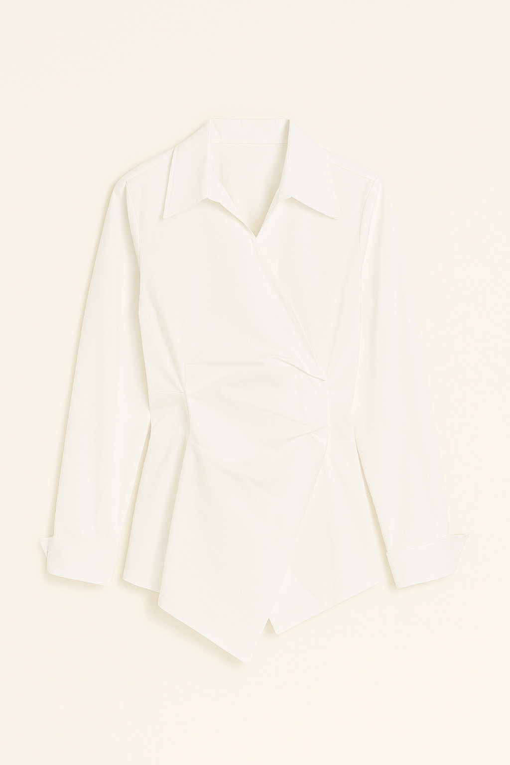 Front Drape Shirt - Moderélle