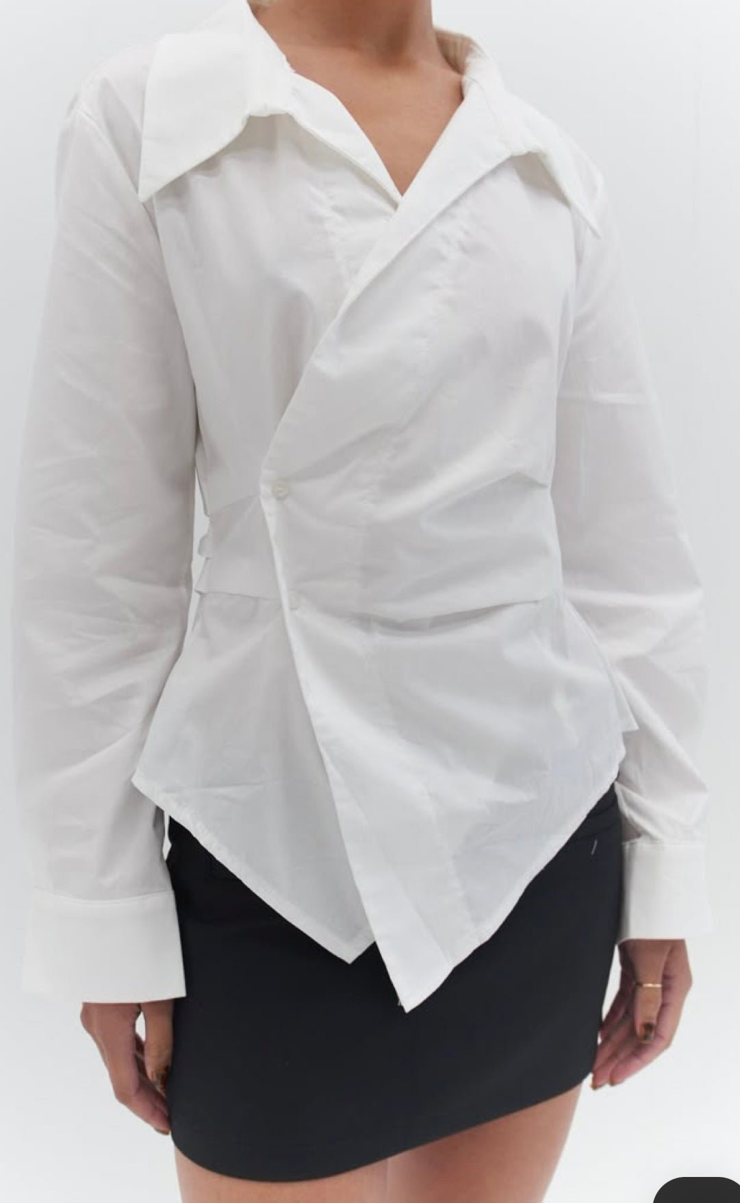 Front Drape Shirt - Moderélle