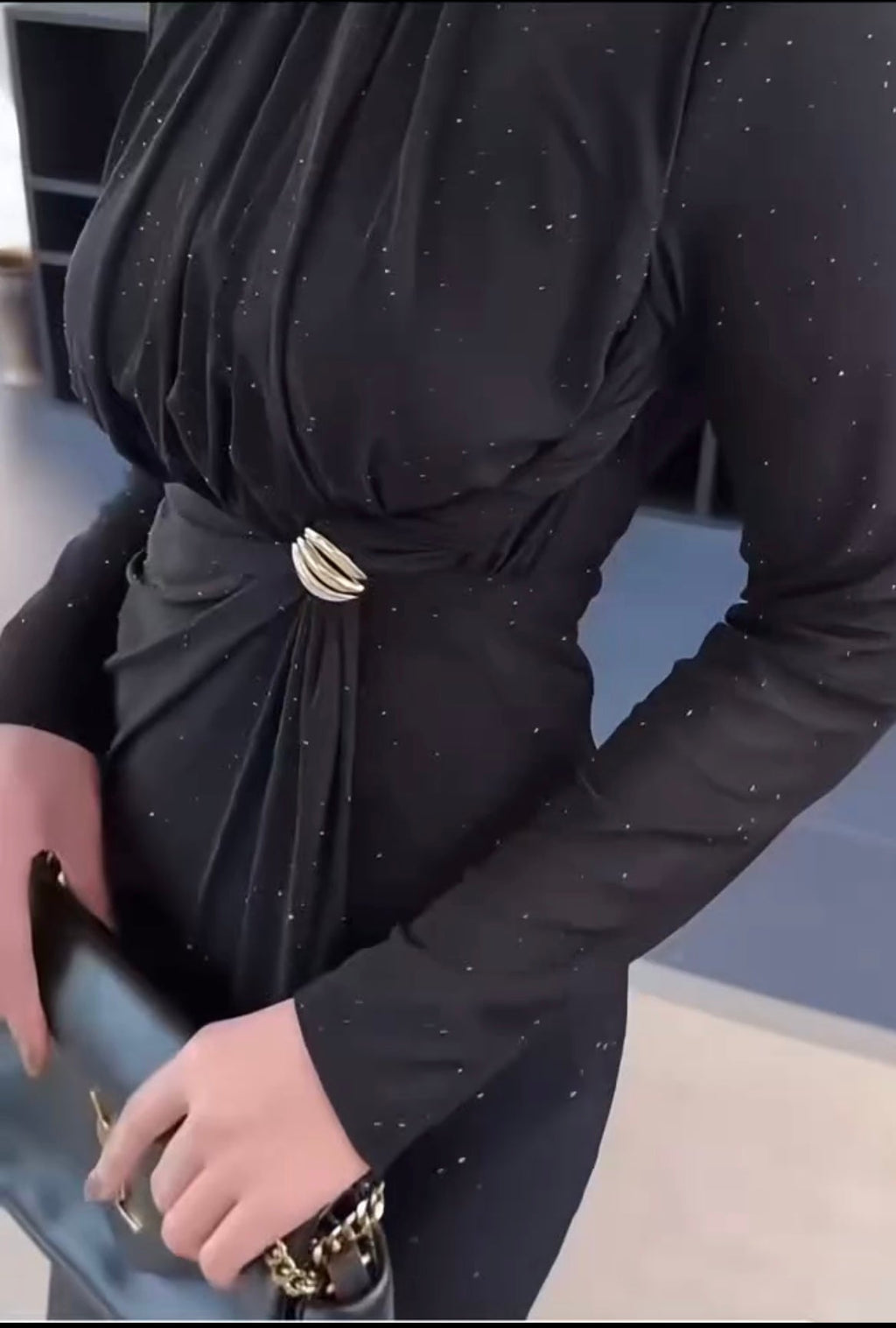 Halo Cinched Dress - Moderélle