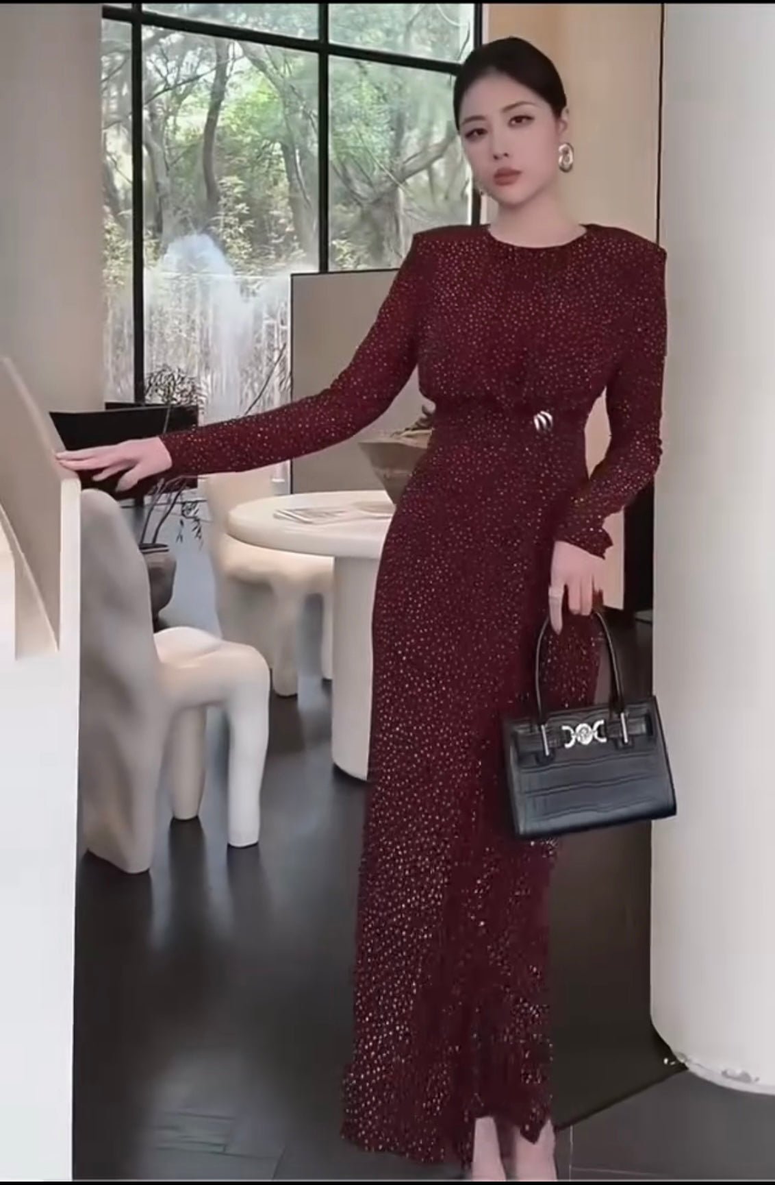 Halo Cinched Dress - Moderélle
