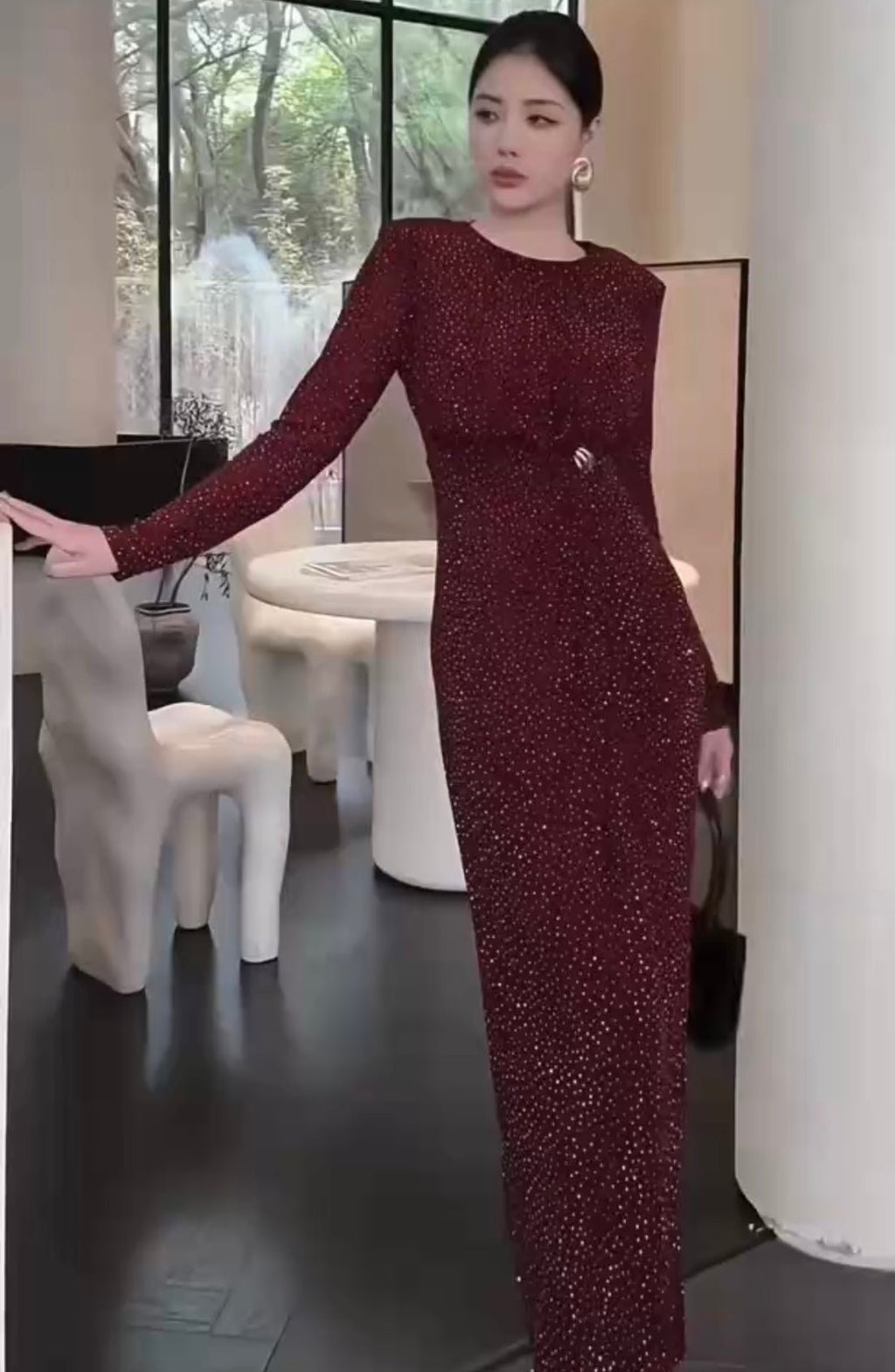 Halo Cinched Dress - Moderélle