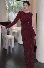 Halo Cinched Dress - Moderélle