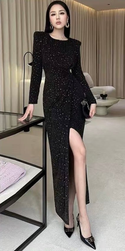 Halo Cinched Dress - Moderélle