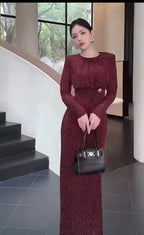 Halo Cinched Dress - Moderélle