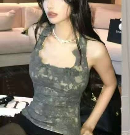 Lace Halter Tie Back Top - Moderélle