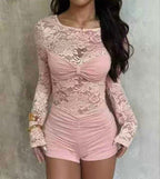 Lace Sculpt Romper - Moderélle