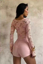 Lace Sculpt Romper - Moderélle