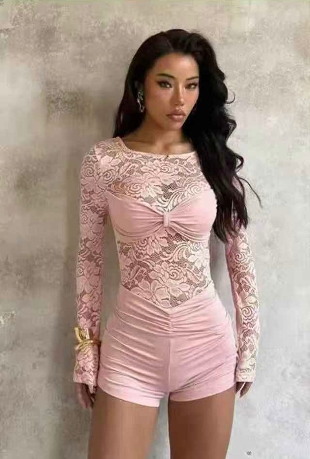 Lace Sculpt Romper - Moderélle