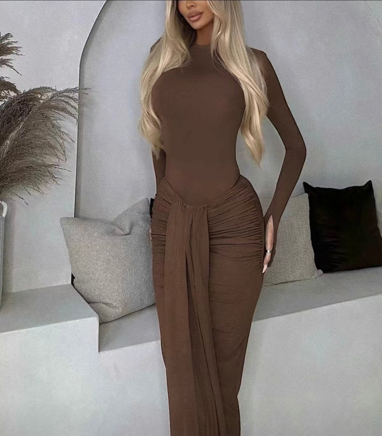 Luxe Cascade Dress - Moderélle