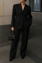 Midnight Muse Structured Women Suit Set - Moderélle