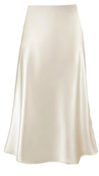Moderélle Satin Midi Skirt - Moderélle