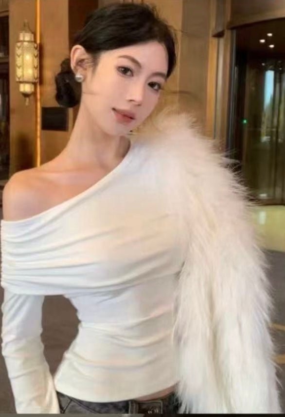 Off - shoulder Sculpt Top - Moderélle