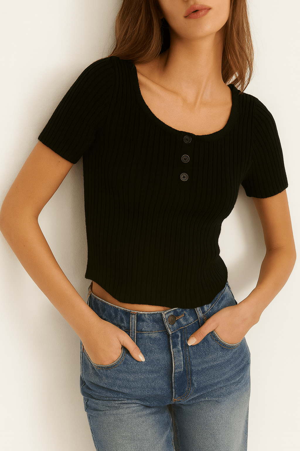 Ribbed Luxe Top - Moderélle