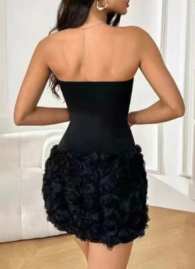 ROSÉ NOCTURNE Mini Dress - Moderélle