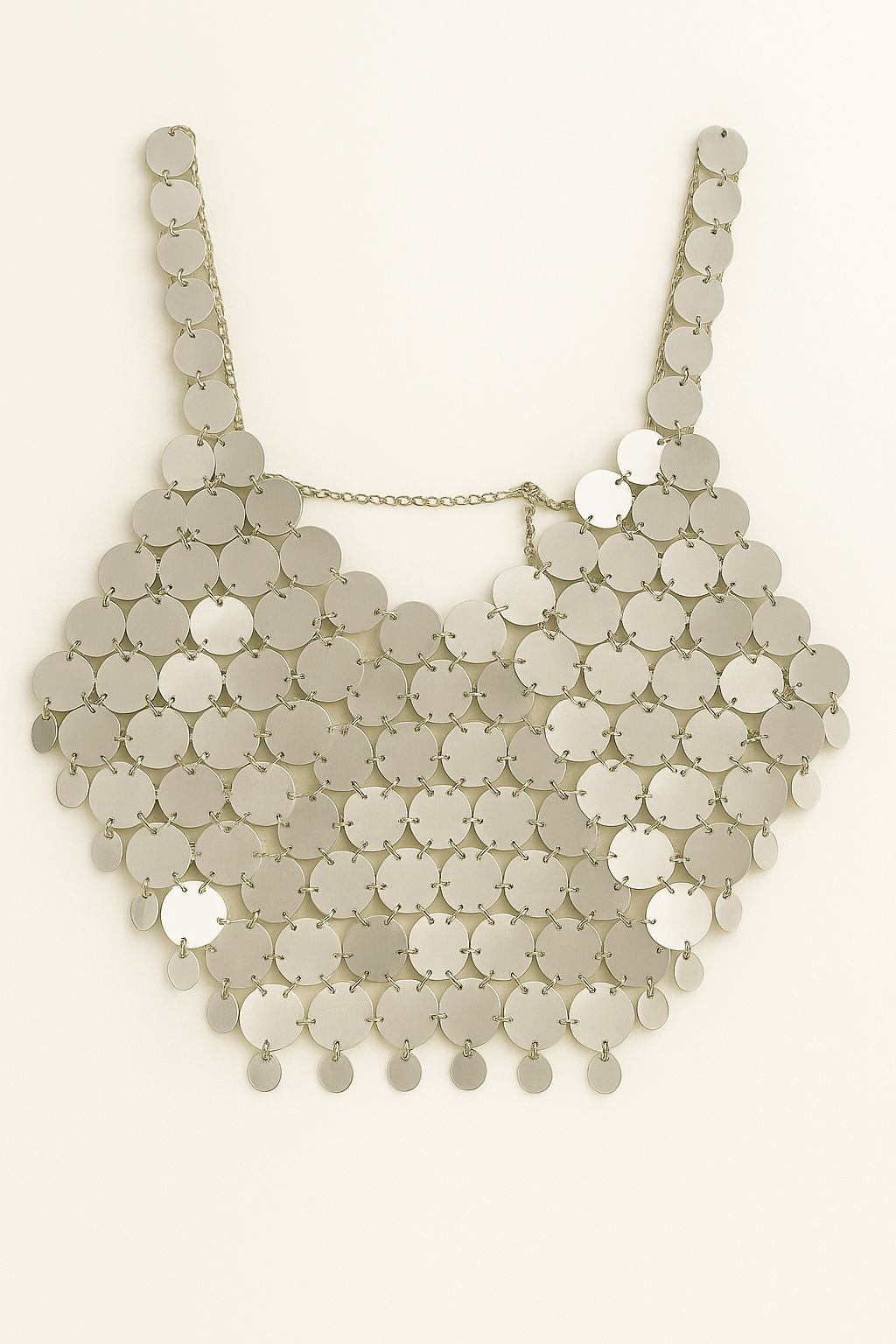 Sequins Chain Sheer Top - Moderélle