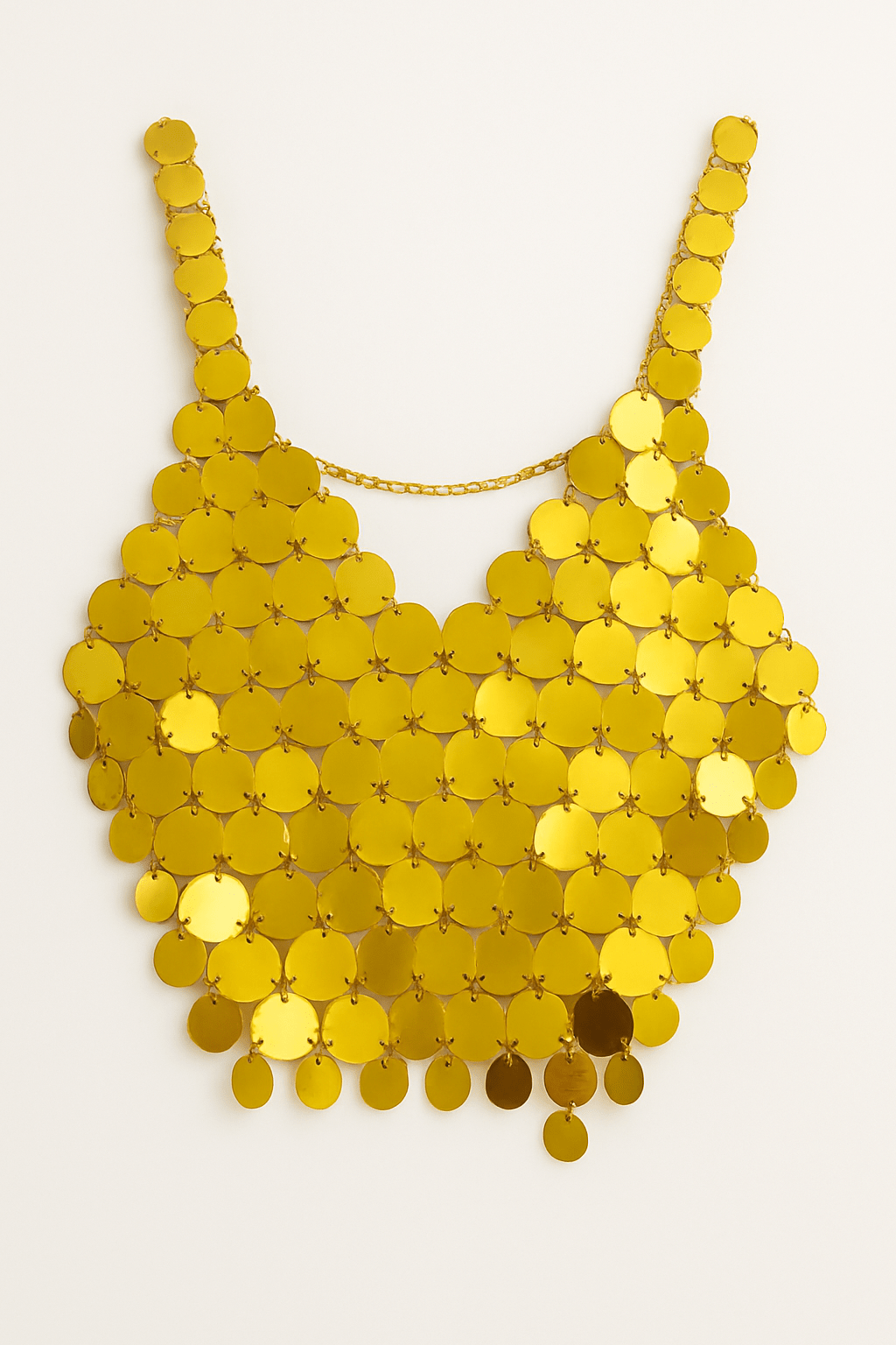 Sequins Chain Sheer Top - Moderélle