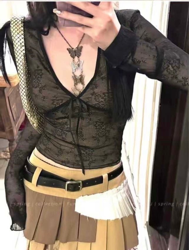 Sheer Longsleeve Top - Moderélle