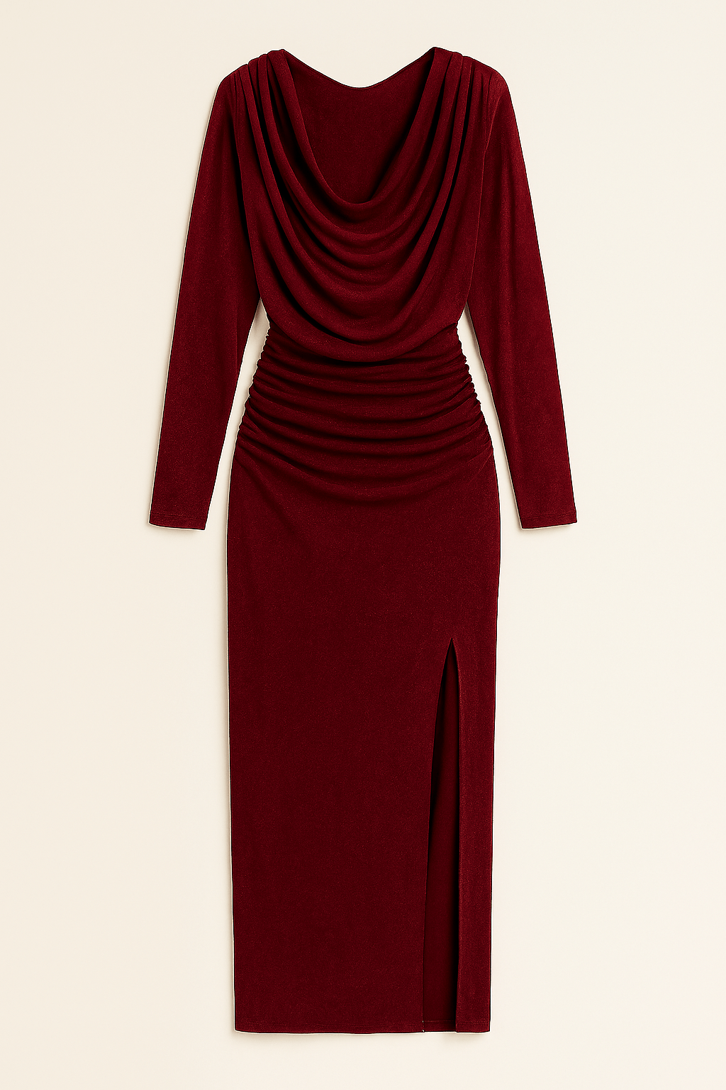 Shoulder Padded Evening Gown - Moderélle