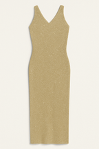 Sleeveless Glitter Evening Dress - Moderélle