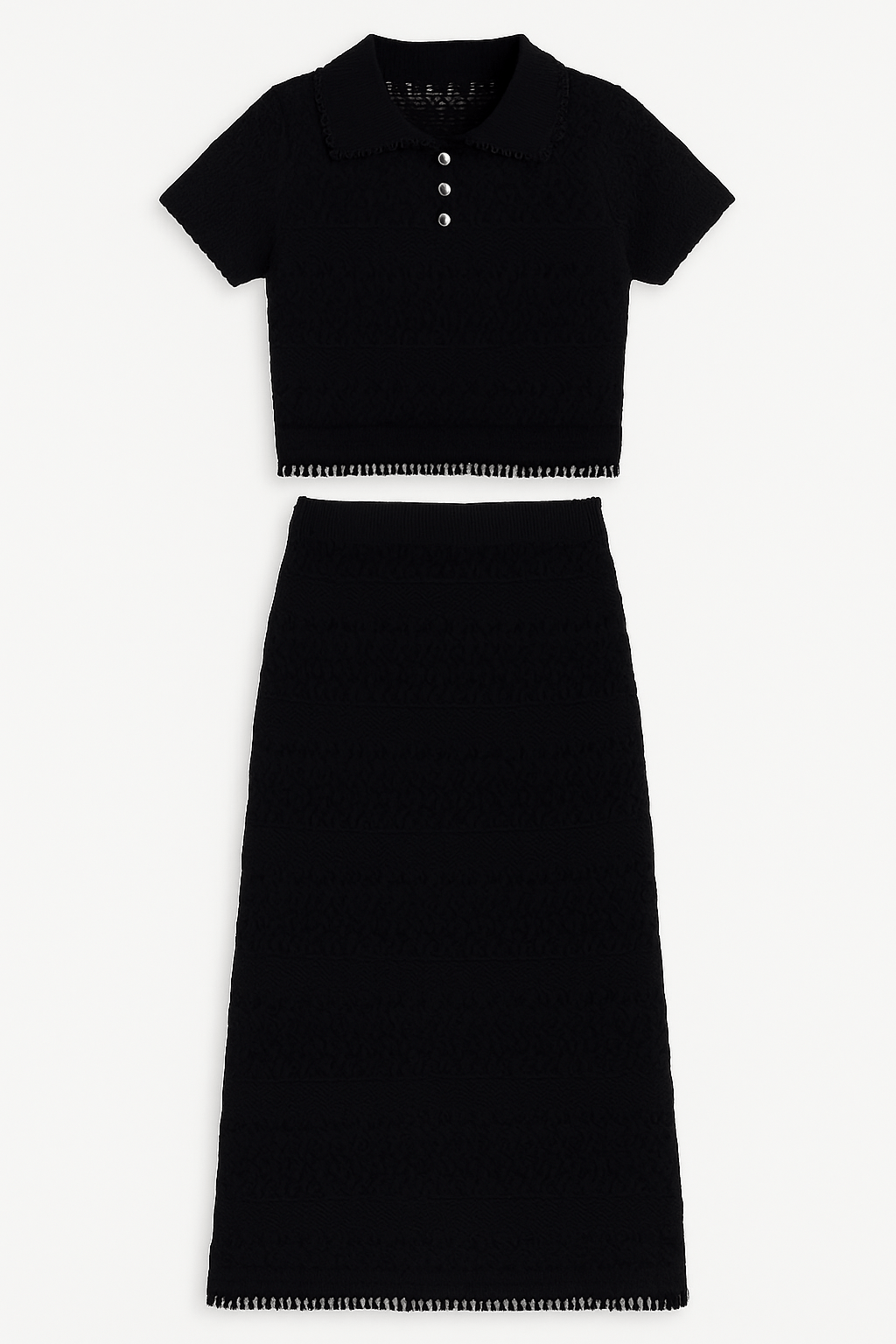 Summer Knitted Two Piece Set - Moderélle