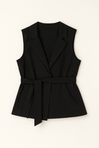 Women’s Belted Sleeveless Casual Set - Moderélle
